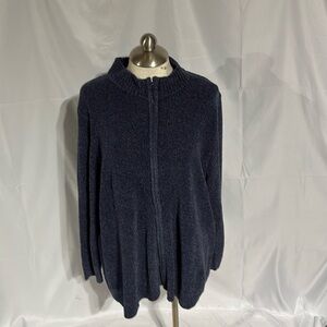 Catherines women’s zip up sweater size 3X (26/28W) .
